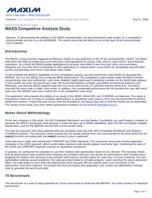 MAXQ Competitive Analysis Study - AN3593