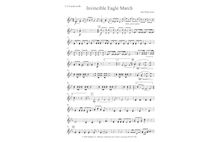 Partition Cornet 2/3 (B♭), pour Invincible Eagle, D major/G major