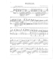 Partition de piano - , partie 1, violon Concerto, Concert für Violine mit Begleitung des Orchesters