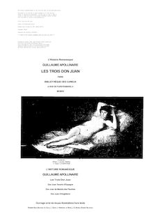 Les trois Don Juan par Guillaume Apollinaire