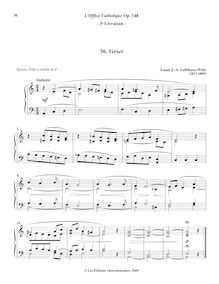 Partition 3, Verset (A minor), L’Office Catholique, Op.148, Lefébure-Wély, Louis James Alfred
