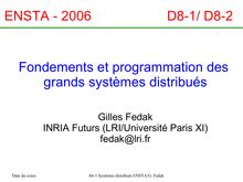 ENSTA - 2006 D8-1/ D8-2 Fondements et programmation des ...