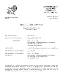 Fiscal Audit RFP With EH Signature 04-09-07