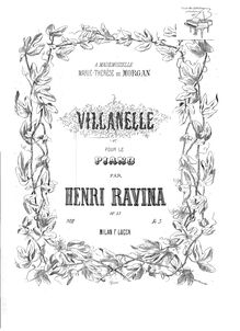 Partition complète, Villanelle, Ravina, Jean Henri
