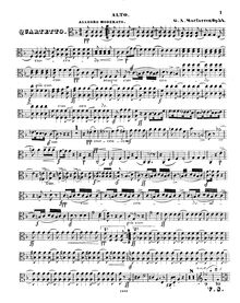 Partition viole de gambe, corde quatuor No.2, Op.54, F major, Macfarren, George Alexander