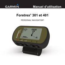 Notice GPS Garmin  Foretrex 301