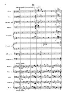 Partition , Allegro comodo, Symphony No.2, Op.25, Draeseke, Felix