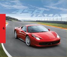 Catalogue de la Ferrari 458 Italia