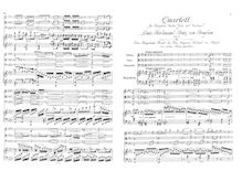 Partition complète et parties, Piano quatuor, Quartett für Pianoforte, Violine, Viola und Violoncell in Es dur