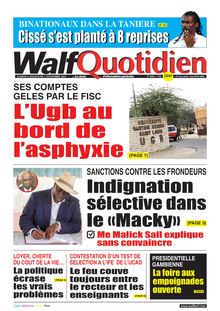 Walf Quotidien n°8884 - du samedi 06 novembre 2021