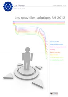Les nouvelles solutions RH 2012