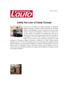 Caddy Van Liner et Caddy Concept