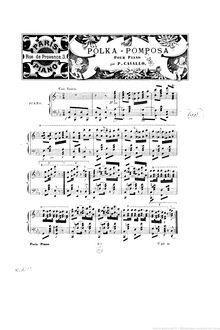 Partition complète, Polka-Pomposa, E♭ major, Cavallo, Peter