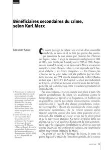 PDF - 74.3 ko - Bénéficiaires secondaires du crime, selon Karl Marx