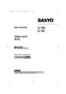 Notice Téléphone sans fil Sanyo  CLT-9902