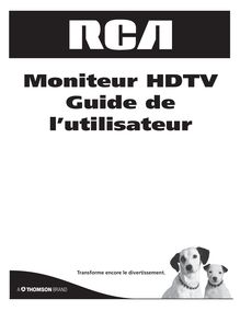 Notice Télévision RCA  D40W20B