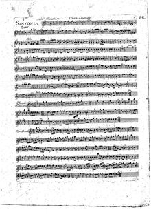 Partition hautbois 2, Symphonie No.1, B♭ major, Gossec, François Joseph