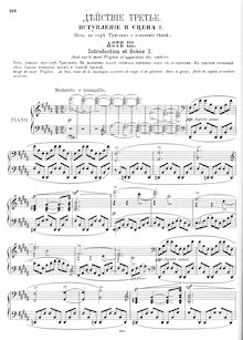 Partition Act III, Mlada, Млада, Rimsky-Korsakov, Nikolay