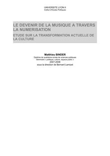 mémoire en texte intégral version pdf (à télécharger - LE DEVENIR ...