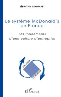 Le système McDonald s en France