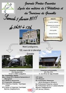Lycée des métiers de l Hôtellerie et du - affiche JPO2011.pub