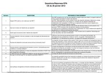 Questions-Réponses EPA