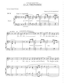 Partition complète, Poème du souvenir, Massenet, Jules par Jules Massenet