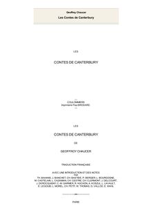 Les Contes de Canterbury/Texte entier