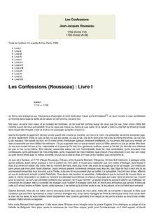 Les Confessions (Rousseau)