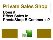 PrestaShop Private Store