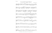 Partition hautbois 1/2, pour Invincible Eagle, D major/G major, Sousa, John Philip