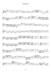 Partition violons I, Symphony No.25, G minor, Mozart, Wolfgang Amadeus