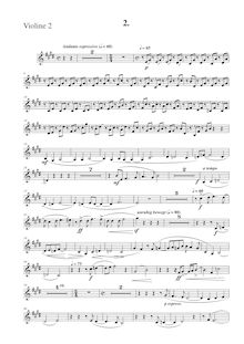 Partition violon 2, Piano quintette No.1, Klavierquintett Nr.1 h-moll