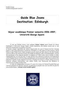 Guide Blue Jeans Destination: Edinburgh