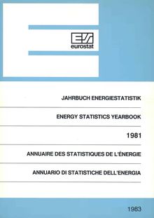 Energy statistics yearbook 1981