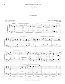 Partition 3, Verset (D major), L’Office Catholique, Op.148, Lefébure-Wély, Louis James Alfred