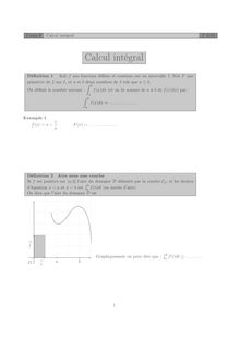 Calcul intégral Cours 8