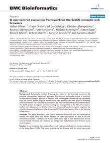 A user-centred evaluation framework for the Sealife semantic web browsers