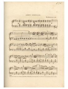 Partition complète, Alboni Schottisch, A major, Dressler, William par William Dressler