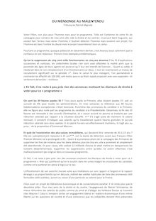 «Du mensonge au malentendu», la tribune au vitriol d un élu MoDem contre le programme Fillon