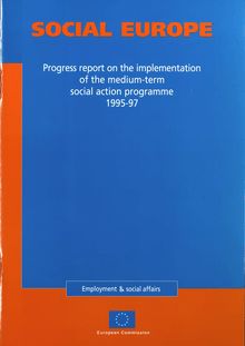 04/96 - SOCIAL EUROPE - PROGRESS REPORT ON THE IMPLEMENTATION