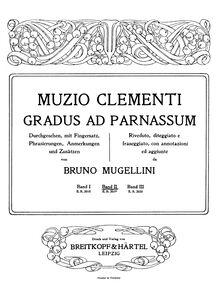 Partition complète of Book 2 (Etude 28 to 50), Gradus ad Parnassum