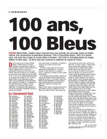 100 ans, 100 Bleus FF