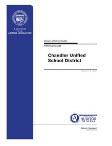 Chandler Unified School District Perfomance Audit Report