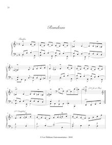 Partition , Rondeau, Pièces de clavecin, Du Phly, Jacques par Jacques Du Phly