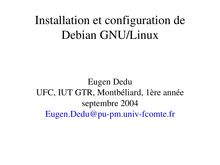Installation et configuration de Debian GNU/Linux