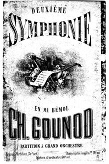 Partition Segment 1, Symphony No.2, E♭ major, Gounod, Charles