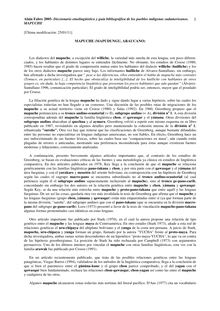 Mapuche In - Alain Fabre 2005- Diccionario etnolingüístico y guía ...