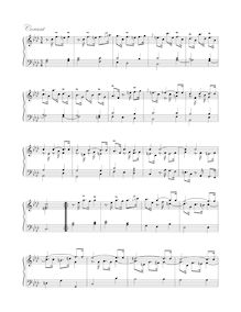 Partition Corant, Lesson en F minor, F minor, Greene, Maurice