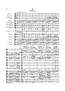 Partition , Scherzo: Sehr mäßig, Symphony No.3, Op.97, "Rhenish"